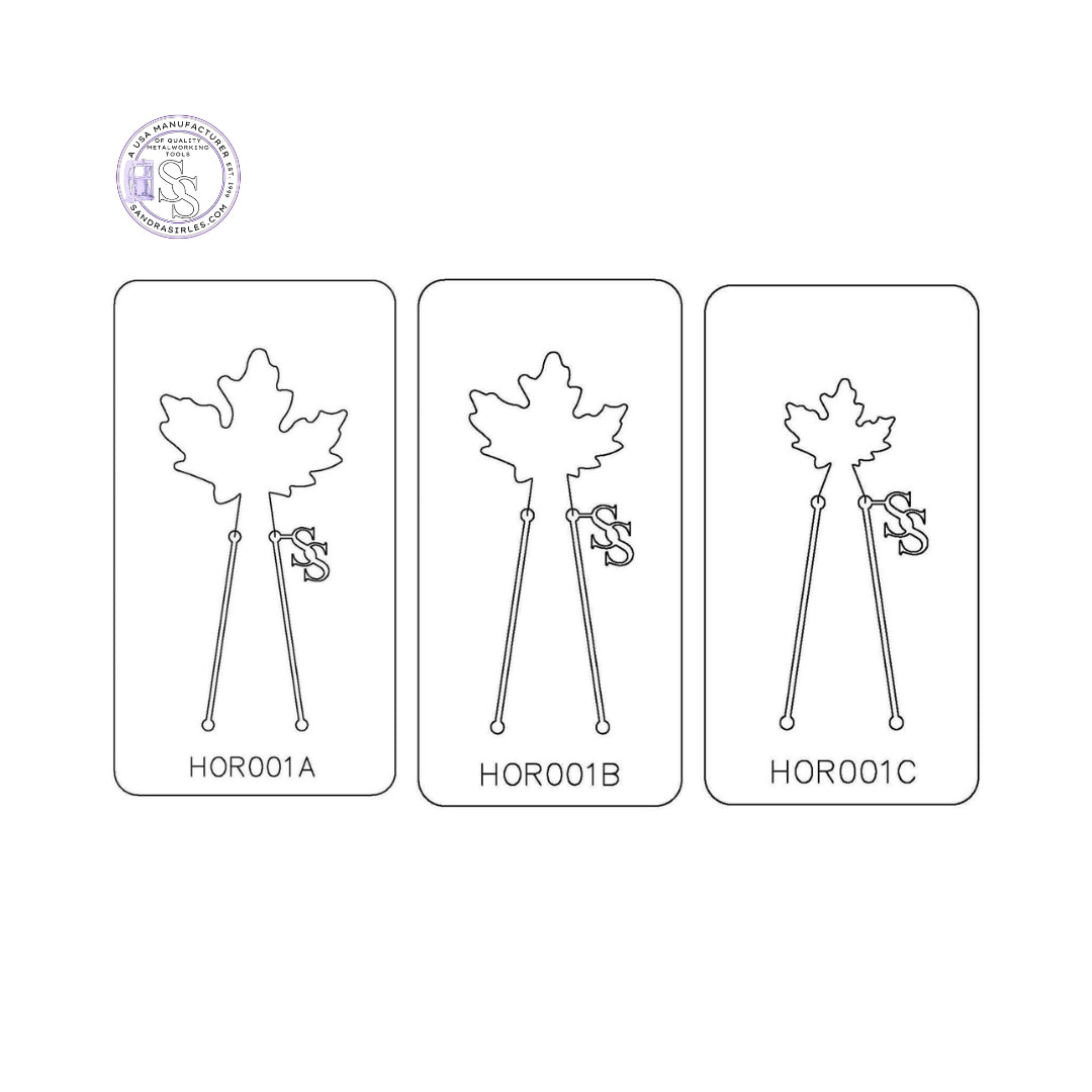 PANCAKE DIE HOR001 LEAF MAPLE